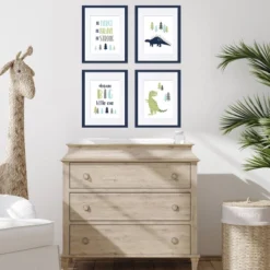 4pc Mod Dinosaur Art Prints Set - Sweet Jojo Designs -Child Furniture Shop GUEST 00684f62 6e85 4a82 8f08 9c36fcf442d9