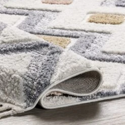 Kirsty Colorful Checkers Kids Tassel Area Rug -Child Furniture Shop GUEST 0221bc7c 1fff 406e b17a 94c95ba40ea9