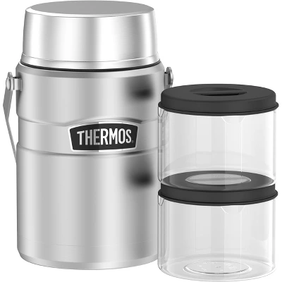 Thermos 47oz Stainless King Vacuum Insulated Food Jar - Stainless Steel 4 Thermos 47oz Stainless King Vacuum Insulated Food Jar - Stainless Steel - Image 2