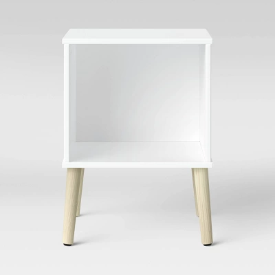 Modern Open Kids' Nightstand White - Pillowfort™ 4 Modern Open Kids' Nightstand White - Pillowfort™ - Image 2