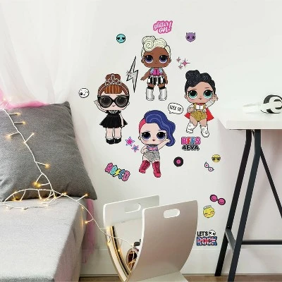Lol Surprise Rock Star Peel And Stick Wall Decal - RoomMates 3 Lol Surprise Rock Star Peel And Stick Wall Decal - RoomMates
