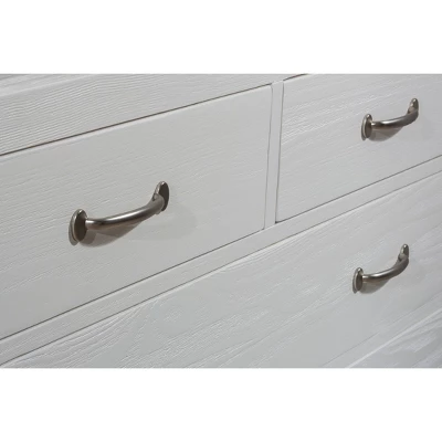 Twin Highlands Loft Bed With Desk, Chair And Hanging Nightstand White - Hillsdale Furniture 4 Twin Highlands Loft Bed With Desk, Chair And Hanging Nightstand White - Hillsdale Furniture - Image 2