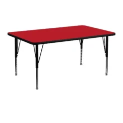 Emma And Oliver 24x48 Rectangle HP Laminate Adjustable Preschool Activity Table -Child Furniture Shop GUEST 08741fb6 3df7 4b03 bbd7 565f6e0d3b14