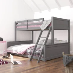 Twin Over Full Capri Wood Bunk Bed Gray - Hillsdale Furniture 21 Twin Over Full Capri Wood Bunk Bed Gray - Hillsdale Furniture -Child Furniture Shop GUEST 0a7857c9 d65f 4ff6 8655 89493961b5b0