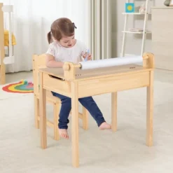 Costway Toddler Multi Activity Table With Chair Kids Art & Crafts Table With Paper Roll Holder -Child Furniture Shop GUEST 0d3d7ddf 625c 4c89 82b8 ae9424cf7403