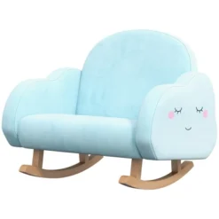 Qaba Kids Rocker Armchair, Children Rocking Chair For Nursery Playroom Preschool, With Solid Wood Legs, Anti-Tipping Design, For 1.5-5 Years 11 Qaba Kids Rocker Armchair, Children Rocking Chair For Nursery Playroom Preschool, With Solid Wood Legs, Anti-Tipping Design, For 1.5-5 Years -Child Furniture Shop GUEST 0e3f6b60 08f7 4b9a 8a6d f994c574bf37