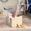 Large Natural Wood Rectangular Kids' Storage With Lid Gray - Pillowfort™ -Child Furniture Shop GUEST 106f6013 00a9 44c8 bb8b 65523712ff72