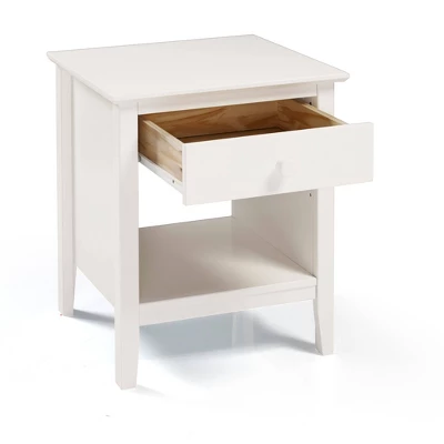 Weston Nightstand White - Alaterre Furniture 3 Weston Nightstand White - Alaterre Furniture