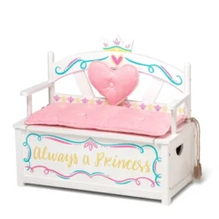 Princess Bench Seat With Storage - WildKin -Child Furniture Shop GUEST 137f8c04 5fc8 406a 984e 77bb463346cd