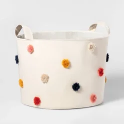 Pom-Pom Kids' Storage Basket Cream - Pillowfort™ -Child Furniture Shop GUEST 13e4dbef df98 4d2c a3ff 314fc8722bbf