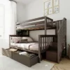 Max & Lily Twin Over Full Staircase Bunk Bed With Storage Drawers -Child Furniture Shop GUEST 16f2412b 0aa7 4ce0 ba91 cc7fdced9400