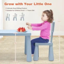 Costway Kids Table & 2 Chairs Set Toddler Activity Play Dining Study Desk Baby Gift -Child Furniture Shop GUEST 17b1e670 de28 4d30 8bc7 996c5c4189b4