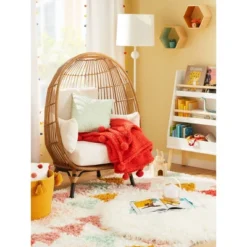 3' Faux Fur Round Kids' Rug White - Pillowfort™ -Child Furniture Shop GUEST 19a1d8a7 a83f 4a58 a225 4c2aa90c6fc4
