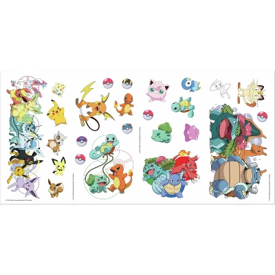 Pokemon Favorite Character Peel And Stick Wall Decal - RoomMates 4 Pokemon Favorite Character Peel And Stick Wall Decal - RoomMates - Image 2