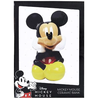 Fashion Accessory Bazaar LLC Disney Mickey Mouse 8 Inch Ceramic Bank 3 Fashion Accessory Bazaar LLC Disney Mickey Mouse 8 Inch Ceramic Bank