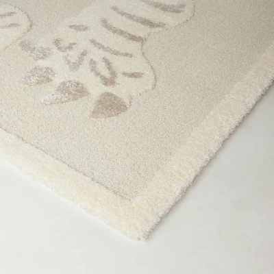 Tigre Animal Print Kids' Area Rug Cream - Balta Rugs 5 Tigre Animal Print Kids' Area Rug Cream - Balta Rugs - Image 3