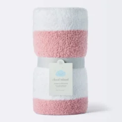 Chenille Stripe Baby Blanket - Dark Pink And White Stripe - Cloud Island™ 7 Chenille Stripe Baby Blanket - Dark Pink And White Stripe - Cloud Island™ -Child Furniture Shop GUEST 1eac8331 cb46 469a af1b 7997a0ff89ee