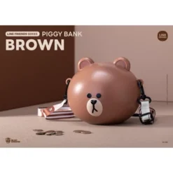 LINE FRIENDS Series Piggy Bank Brown (Piggy Bank) -Child Furniture Shop GUEST 1f594d31 f7df 4d21 998d 5b607eeddbab
