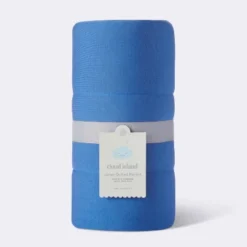 Rayon From Bamboo Quilted Baby Blanket - Blue - Cloud Island™ -Child Furniture Shop GUEST 2253a285 cdaf 45ad abdf cbceec2de7e1