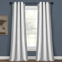 40"x84" Kids' Block Border 100% Lined Grommet Blackout Single Window Curtain Panel - Lush Décor -Child Furniture Shop GUEST 24956d46 c948 4139 abc0 530ff355dc96
