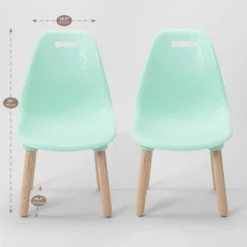 Set Of 2 Kid Century Modern Kids' Chairs - B. Spaces -Child Furniture Shop GUEST 24c782bd c9a2 4455 9817 6cb28f77dbbb