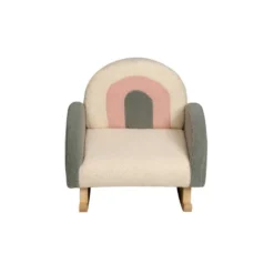 Upholstered Rocking Chair White/Pink/Gray - Gift Mark 7 Upholstered Rocking Chair White/Pink/Gray - Gift Mark -Child Furniture Shop GUEST 24dc48c0 439a 4fed 8852 f27e5b8d7859