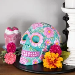 Northlight 7.75" Blue And Pink Day Of The Dead Skull Coin Bank 15 Northlight 7.75" Blue And Pink Day Of The Dead Skull Coin Bank -Child Furniture Shop GUEST 255ad5c4 cf22 44c4 a3a7 453ccfcc8341