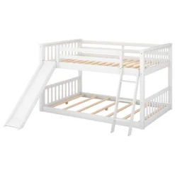 Wood Bunk Bed With Convertible Slide And Ladder-ModernLuxe -Child Furniture Shop GUEST 2a271176 4bc6 4440 873a 11086befb226