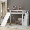 Twin Loft Bed With Storage And Sliders - ModernLuxe 1 Twin Loft Bed With Storage And Sliders - ModernLuxe -Child Furniture Shop GUEST 2f07d15d 12ec 483c 9e93 7613b49fe62e
