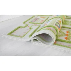 52.5"x71" Traffic Green 3D Play Rug - IVI -Child Furniture Shop GUEST 2f7bbf5e 58a5 4a8c 8352 1023e194b924