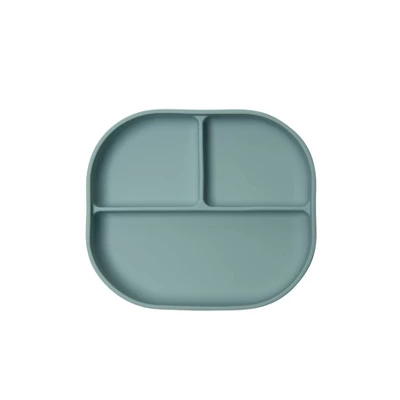 Loulou Lollipop Divided Plate With Lid - Blue - 2ct 3 Loulou Lollipop Divided Plate With Lid - Blue - 2ct