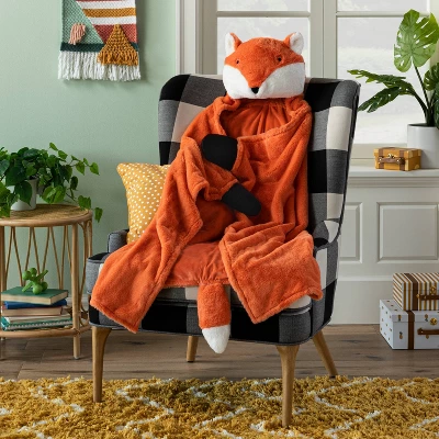 Fox Hooded Blanket - Pillowfort™ 3 Fox Hooded Blanket - Pillowfort™