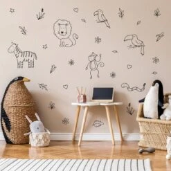 Safari Animals Wall Decor - Decalcomania -Child Furniture Shop GUEST 30b9efcf 3836 4cd1 ae00 3fdeaec3bf1c