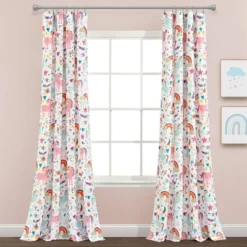 84"x52" Set Of 2 Unicorn Heart Window Curtain Panels - Lush Décor 13 84"x52" Set Of 2 Unicorn Heart Window Curtain Panels - Lush Décor -Child Furniture Shop GUEST 340f3724 ea15 4249 8604 edf344482ae7