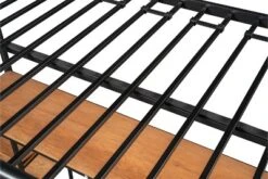 Metal Twin Size Low Loft Bed With Storage Shelf And Table, Black - ModernLuxe 19 Metal Twin Size Low Loft Bed With Storage Shelf And Table, Black - ModernLuxe -Child Furniture Shop GUEST 3429c7d0 4602 4899 916d 84f3a80a3654