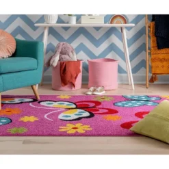 Well Woven Modern Daisy Butterflies Bright Kids Room Carpet Soft Durable Pink Area Rug 18 Well Woven Modern Daisy Butterflies Bright Kids Room Carpet Soft Durable Pink Area Rug -Child Furniture Shop GUEST 35672bff c956 4285 be33 bafe52670cb2
