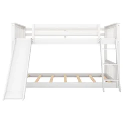 Wood Bunk Bed With Convertible Slide And Ladder-ModernLuxe -Child Furniture Shop GUEST 37346878 42ab 4d27 aed3 42f1c8875cd9