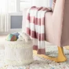 Chenille Stripe Baby Blanket - Dark Pink And White Stripe - Cloud Island™ -Child Furniture Shop GUEST 389f22af 525d 41cb acbb fbb7b8020ca2