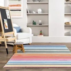 NuLOOM Effie Stripes Kids Machine Washable Area Rug -Child Furniture Shop GUEST 3acb5b12 3b92 4663 a414 384b39afb091