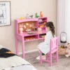 Costway Kids Desk And Chair Set Study Writing Workstation With Hutch & Bulletin Board 1 Costway Kids Desk And Chair Set Study Writing Workstation With Hutch & Bulletin Board -Child Furniture Shop GUEST 3e525f49 5fe8 45e8 9190 b12ec2654237