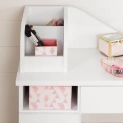 Tiara Makeup Desk Pure White - South Shore -Child Furniture Shop GUEST 3fab1c26 c027 4493 ac44 d9a1d1dfb631