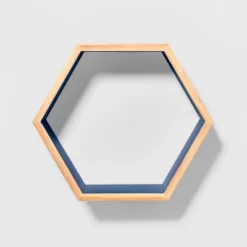Natural Wood Hexagon Kids' Shelf - Pillowfort™ -Child Furniture Shop GUEST 41064ba5 959a 43a8 9f1d 2dbd088b21e5