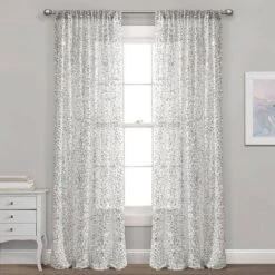52"x84" Ballgown Glam Sparkle Sequins Window Curtain Panel - Lush Décor -Child Furniture Shop GUEST 41512656 5bfb 4b50 bb14 f1ee051be9d0