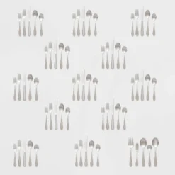 65pc Luxor 18/10 Stainless Steel Flatware Set - Threshold Signature™ -Child Furniture Shop GUEST 41d60587 a808 4e95 9574 f4d6fbdbb38c