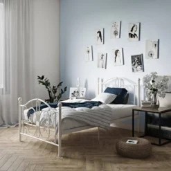 Twin Kids' Bombay Metal Bed White - Room & Joy -Child Furniture Shop GUEST 41e19b4b eb83 4160 b3ac 6ba03b645cf2