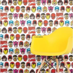 Marvel Comics Classic Faces Peel & Stick Wallpaper - RoomMates -Child Furniture Shop GUEST 428b0ef9 49ca 4ea8 8ac6 4821f2cc5aef