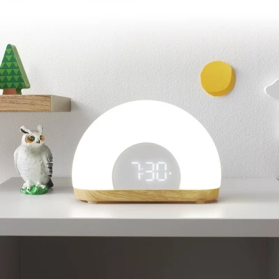 Wake Up Light Rise With Wood Kids' Nightlight - Pillowfort™ 4 Wake Up Light Rise With Wood Kids' Nightlight - Pillowfort™ - Image 2