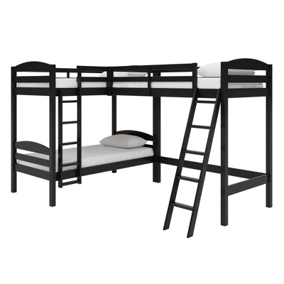 Twin Veronica Triple Wood Bunk Bed - Room & Joy 13 Twin Veronica Triple Wood Bunk Bed - Room & Joy - Image 11