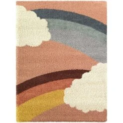 5'3"x7' Bella Rainbow Cloud Shag Kids' Rug - Balta Rugs 12 5'3"x7' Bella Rainbow Cloud Shag Kids' Rug - Balta Rugs -Child Furniture Shop GUEST 4764bc89 ba94 45eb 9951 fb47012fa160