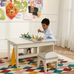 Fantasy Fields - Little Artist Monet Play Art Table Kids Furniture - White/Gray 18 Fantasy Fields - Little Artist Monet Play Art Table Kids Furniture - White/Gray -Child Furniture Shop GUEST 4789b143 07ca 4d13 b707 87cf940c4cfd